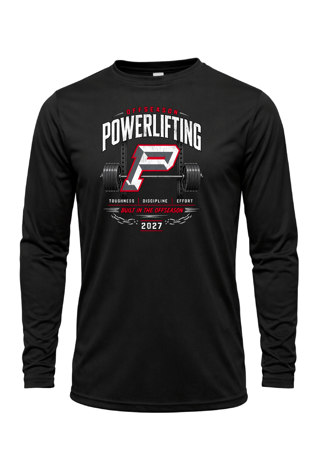 Pioneer Powerlifting Long Sleeve Shirt Black