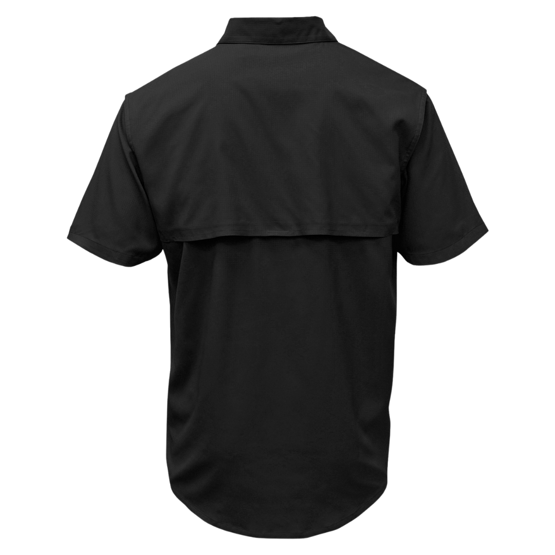 Robert Vela FFA - Men Embroided Fishing Shirt - Black