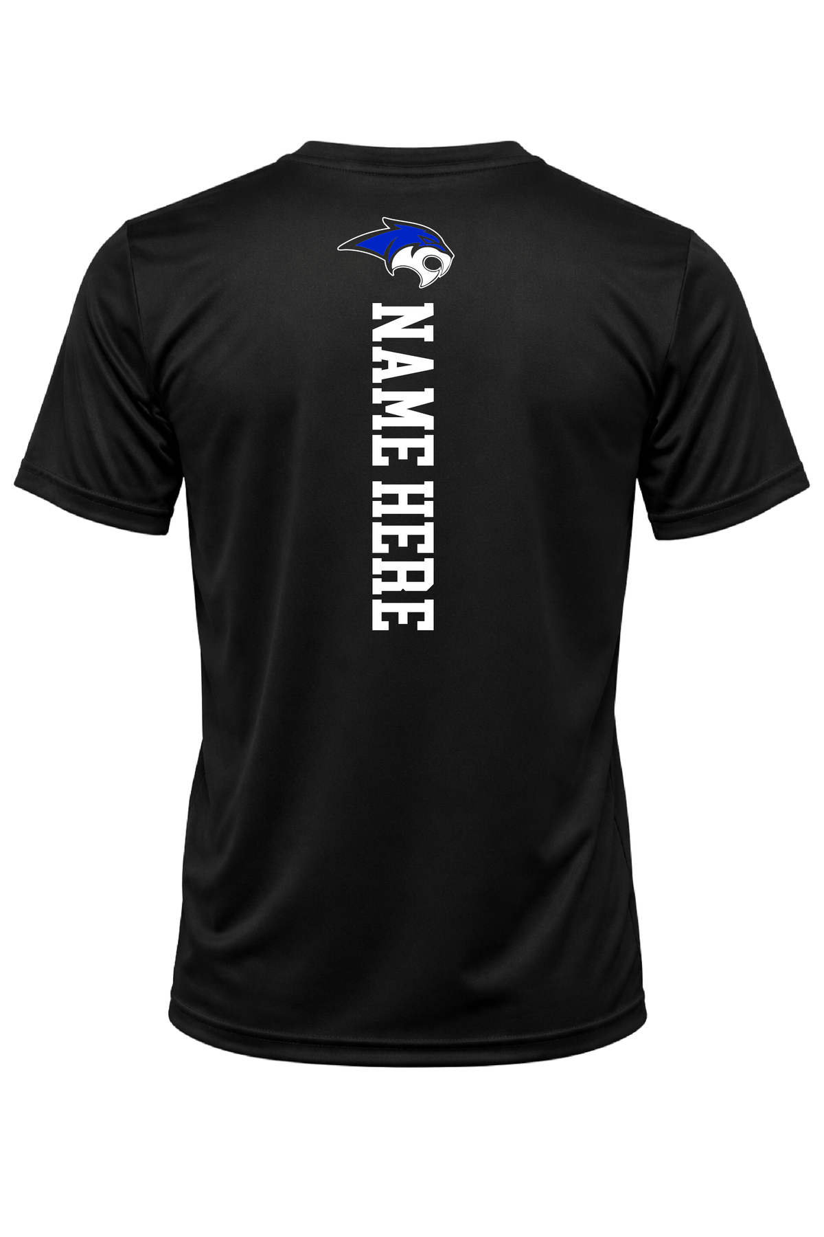 Rebcats Baseball Short Sleeve Black