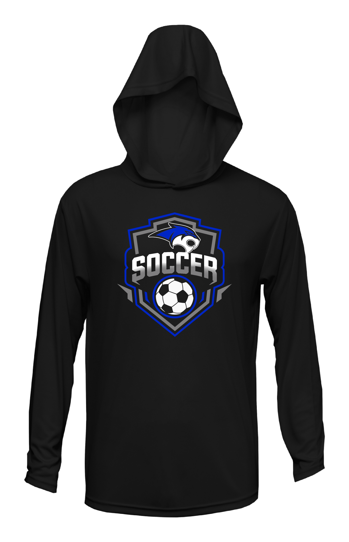 Rebcats Soccer Long Sleeve Hoodie (2 Color Options)