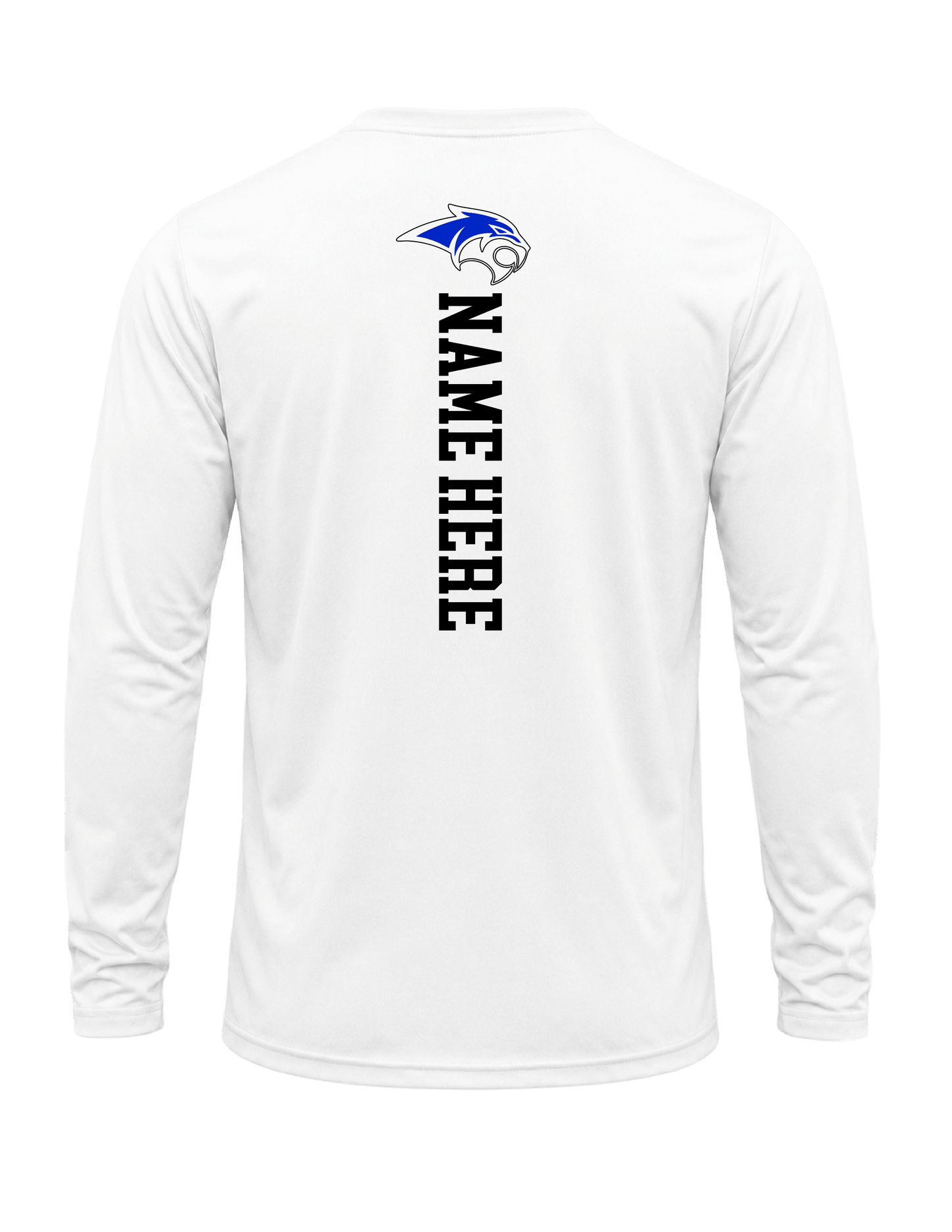 Rebcats Baseball Long Sleeve White