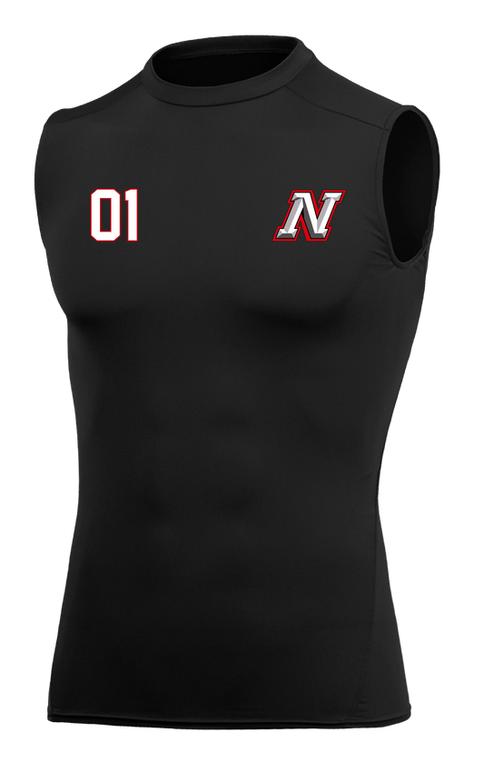 Diamondback Football Black Compression Sleeveless
