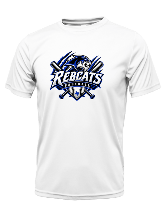 Rebcats Baseball Short Sleeve White