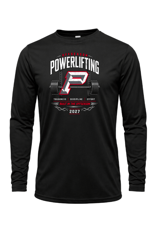 Pioneer Powerlifting Long Sleeve Shirt Black