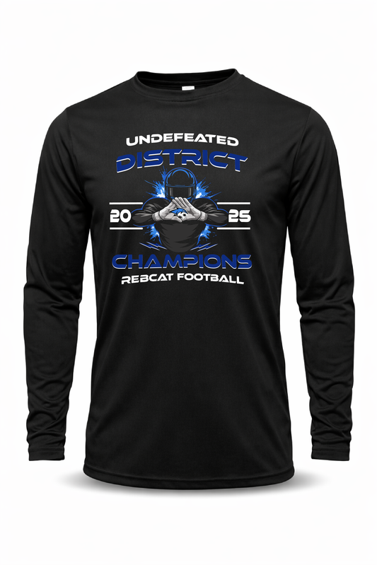 SMS District Champions Fan Shirt - Black Dri-Fit Long Sleeve