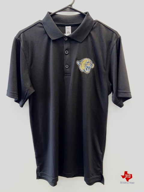 BLACK POLO - COUGAR LOGO